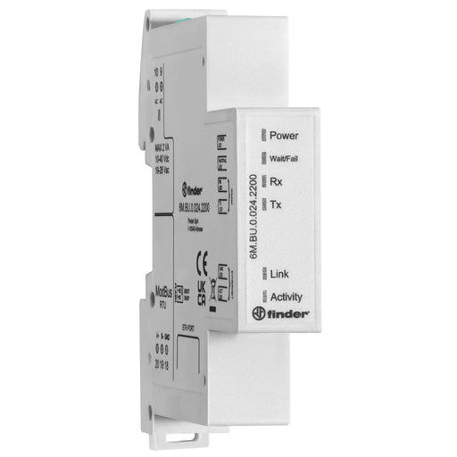 Finder - Feldbus, Dez. Peripherie - Kommunikations-Modul Modbus-Gateway 6M.BU.0.024.2200 f.Messwandler