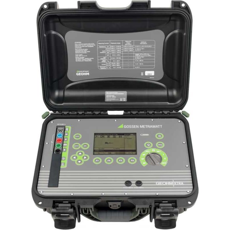Gossen Metrawatt - Erdungsmessgerät Messgerät mit GPS GEOHM XTRA Erdungs- u.Niederohm