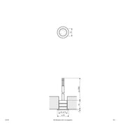 EVN Lichttechnik - Bodeneinbauleuchte LED EB-Lichtpunkt LD2 103 0,2W LED blau