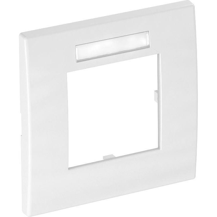 OBO Bettermann - Abdeckrahmen AR45-BF1 RW 1fach 84x84mm rws − 1 Stück