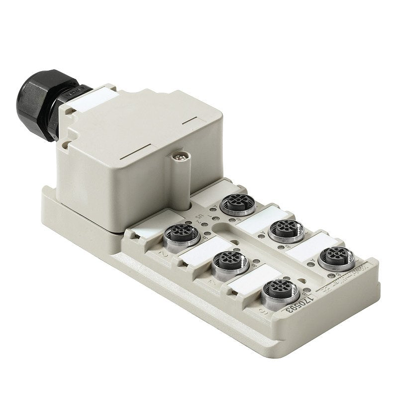 Weidmüller - Passiver Sensor-/Aktor-Verteiler (ohne Leitung) Sensor-/Aktor-Verteiler SAI-6-M 4P IDC Komplett-Modul