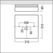 Zumtobel Group - Decken-/Wandleuchte LED-Wannenleuchte PERLUCE O #42182929 2200-840Q310LDEIP54