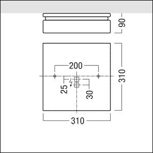 Zumtobel Group - Decken-/Wandleuchte LED-Wannenleuchte PERLUCE O #42182929 2200-840Q310LDEIP54