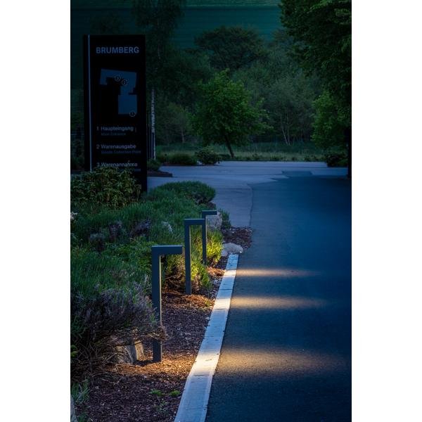 Brumberg Leuchten - Wegeleuchte LED-Pollerleuchte IP65 60006103 230V 3000K Graphit