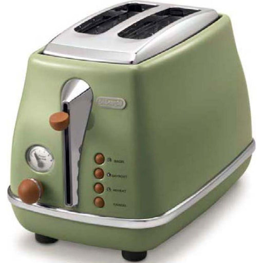 DeLonghi - Toaster CTOV 2103.GR olive Retro