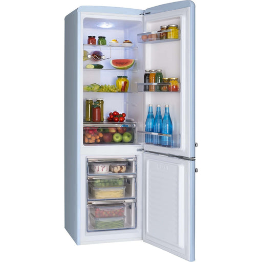 Amica - Kühl-/Gefrierkombination Kühl/Gefrierkombi KGCR 387 100 L ba-bl RETRODESIGN
