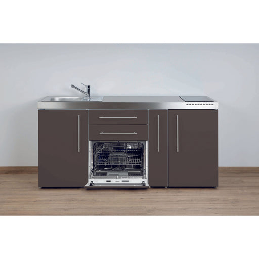 Stengel - Mini-Küche Miniküche Premiumline MPGSMM180AGSIKFreBli Mokka metallic