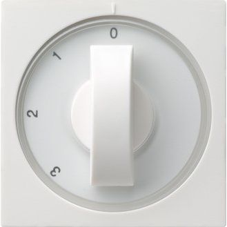 Gira - Abdeckung/Bedienelement für Installationsschalterprogramme Zentralplatte rws-gl 066903 m.Knebel f.3-Stufens