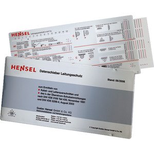 Hensel - Hilfsmittel Elektroplanung Datenschieber 77502000 Leitungsschutz f.CU