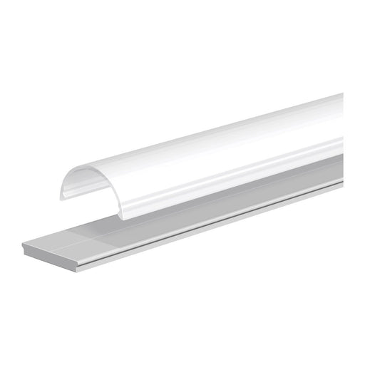 EVN Lichttechnik - Mechanisches Zubehör/Ersatzteile für Leuchten Alu-Profil flach APFLAT5AM200 200cm