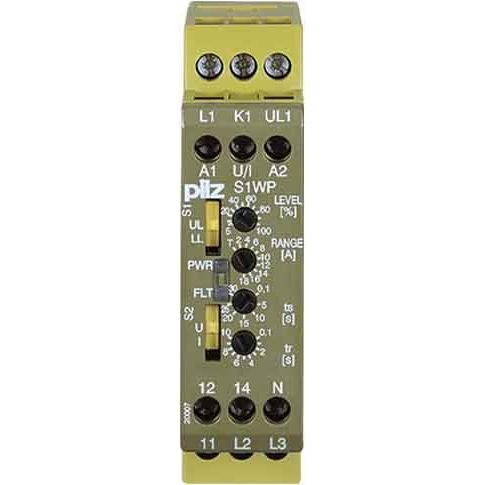 Pilz - Wirkleistungsüberwachungsgerät Wirkleistungsmeßwandler S1WP 9A #890070 110-230ACDC UM 0-550