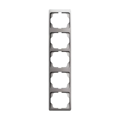 Busch-Jaeger - Abdeckrahmen Rahmen 5-fach 1735 KA-20 platin, senkr.,alpha