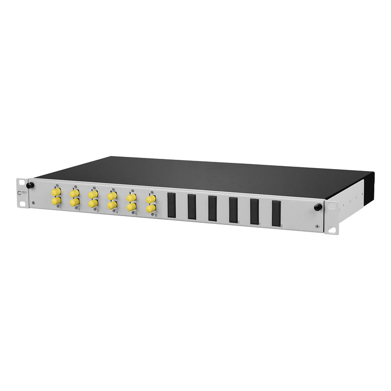 Metz Connect - Patchpanel LWL OpDAT slide Patchfeld 150267D106-F 6xST-D OM4