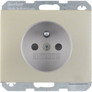 Berker - Steckdose eds 6765757004 m.Schutzkon.-stift