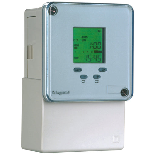 Legrand - Verteilerschaltuhr digital digitate Wochenschaltuhr Legrand 049687 1 Kanal, 24VAC/DC