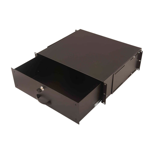 DIGITUS - Komponente für den Ausbau (Schaltschrank) Dokumentenablage DN-19 KEY-3U-SW 3HE,abschließbar,sw