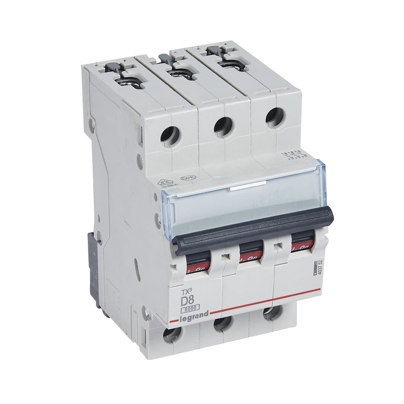 Legrand - Leitungsschutzschalter Legrand 403752 D8A 3-polig 6kA