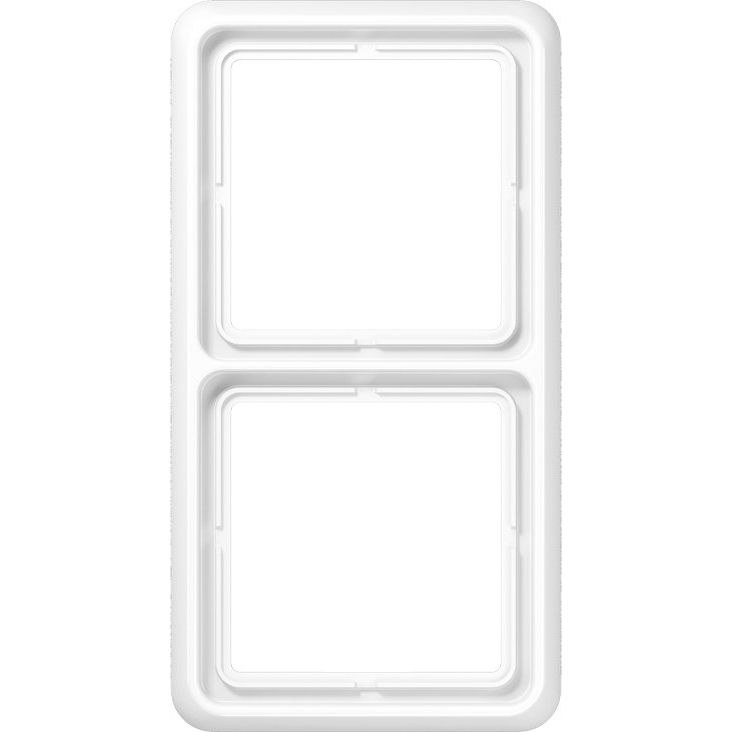 Jung - Abdeckrahmen Rahmen 2-fach aws CD 582 WU WW waage/senkrecht