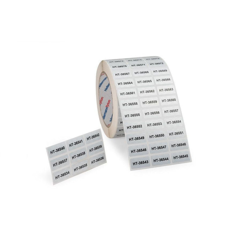 HellermannTyton - Kennzeichnungsmaterial Etiketten TAG97TD1-1203-SR 101,6x74mm
