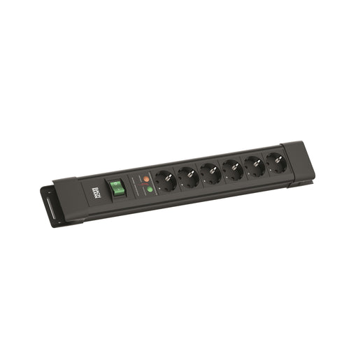 Bachmann - Mehrfachsteckdose Steckdosenleiste BM005911 6xCEE7/3 1xSPD 1xSch