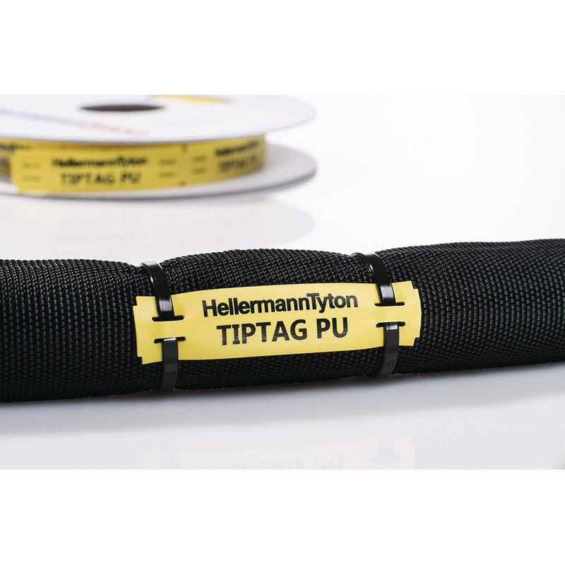 HellermannTyton - Kabelmarkierungssystem Kennzeichnungsschilder 556-25016(190) 15x65mm blau Rolle