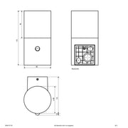 EVN Lichttechnik - Decken-/Wandleuchte Wandleuchte WRM172715S IP44