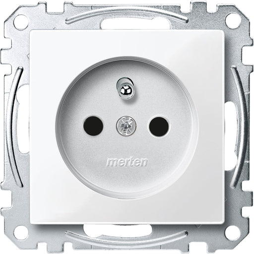 Merten - Steckdose pws/gl MEG2500-0319 Schutzk.stift BRS