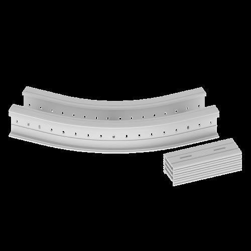 Unex - Bogen für Kabelleiter Flachbogen 45 Grad 67237-44 135x200 R600