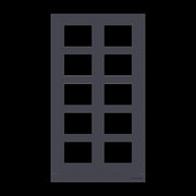Busch-Jaeger - Montageelement für Türstation Frontplatte Audio 2/5 413910CF-B-03