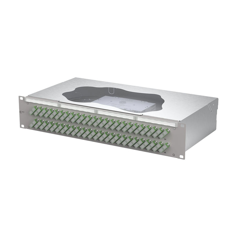 Metz Connect - Patchpanel LWL Patchfeld splice 150489F248-E 48xSC-D APC OS2