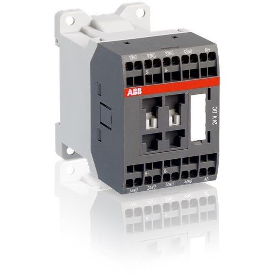 ABB Stotz S&J - Hilfsschütz, Relais Hilfsschütz NSL22ES-81 24V DC, 2S+2Ö