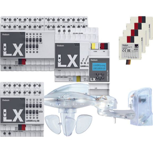 Theben - Bussystem-Basismodul Starterpaket LUXORliving 4990012 Antriebe+Beleuchtung