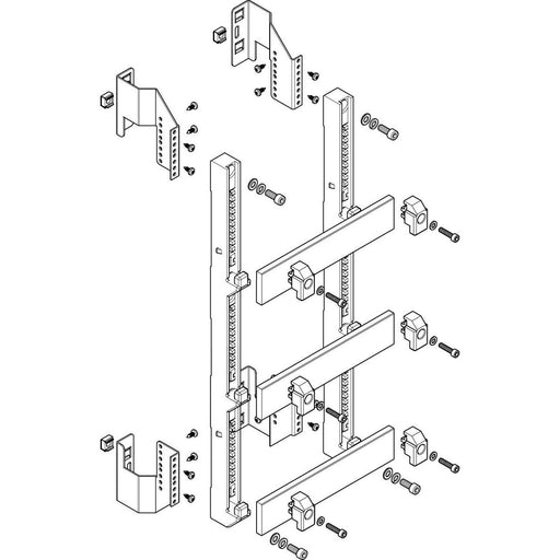 ABN - Verteilerfeld für Installationsverteiler Sammelschienen-Modul MTSC15983 tief 1FB/5RE