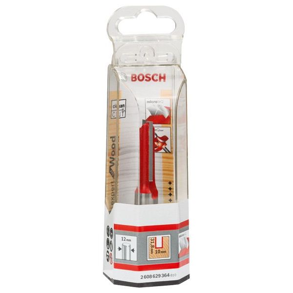 Bosch - Fräser Nutfräser Expert for Wood, 2608629364 Carbide 12 mm D1 10