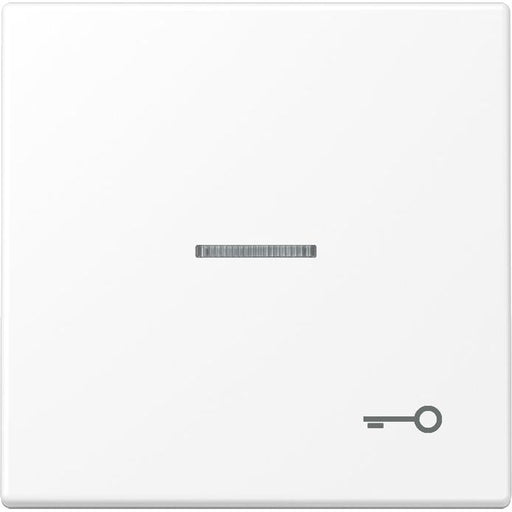 Jung - Abdeckung/Bedienelement für Installationsschalterprogramme Wippe 1-fach LS 990 KO5 T WWM schneeweiß matt