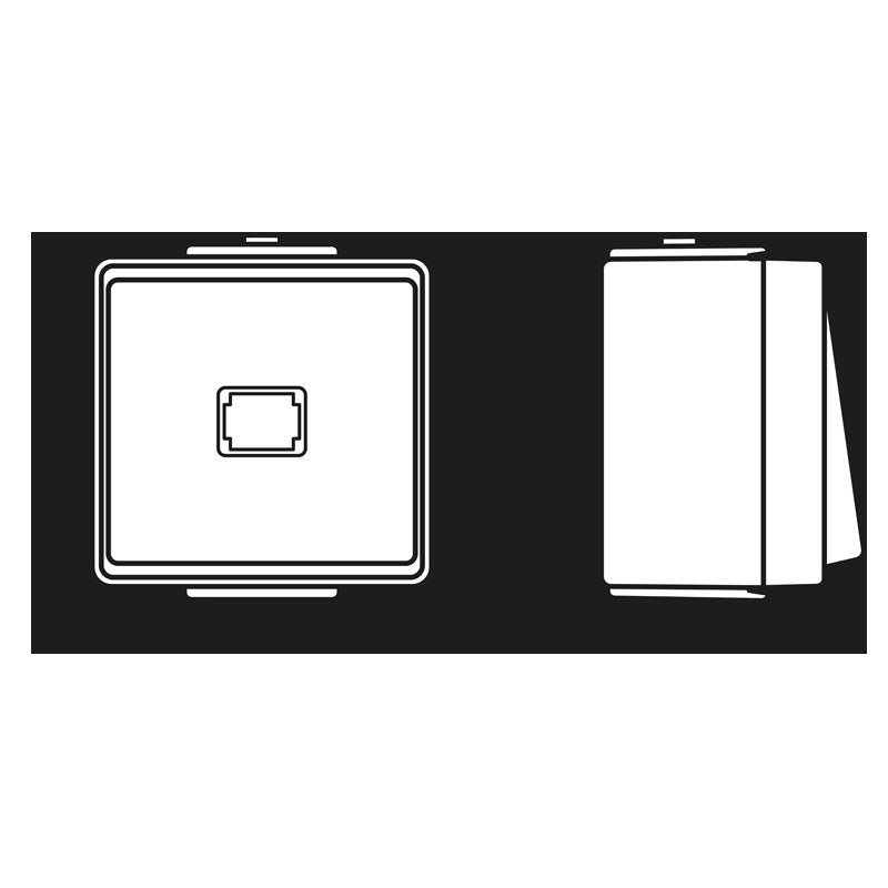 Jung - Taster ohne Symbole 633 W 1-pol. Wechsler N-K