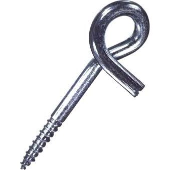 Dresselhaus - Schraubhaken Gewundene Deckenhaken 4222/001/79 10x160 mit Holzgewinde, zn − 5 Stück
