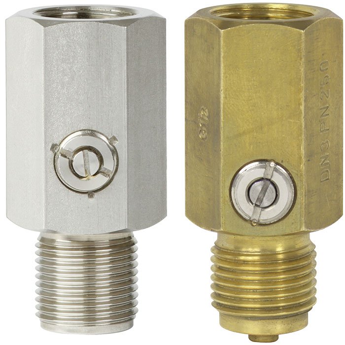 Wika Wiegand - Absperrventil Drosselvorric 910.12 1213997 ST 1/2NPT / 1/2NPT I