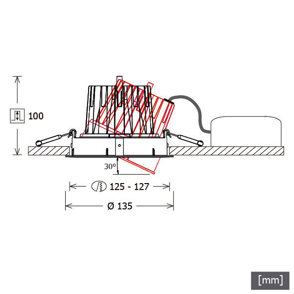 LTS Licht&Leuchten - Downlight/Strahler/Flutlicht LED-Einbaustrahler CSA-R 603.940.SP ws 940, ws