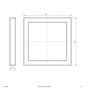 EVN Lichttechnik - Decken-/Wandleuchte LED-Deckenanbaupanel EPDU420125