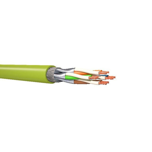 KERPEN DATACOM - Daten- und Kommunikationskabel MegaLine F10-130 Kat. 7A, F10-130-Cca-T1000 4P S/FTP AWG22 lime. − 1000 Meter
