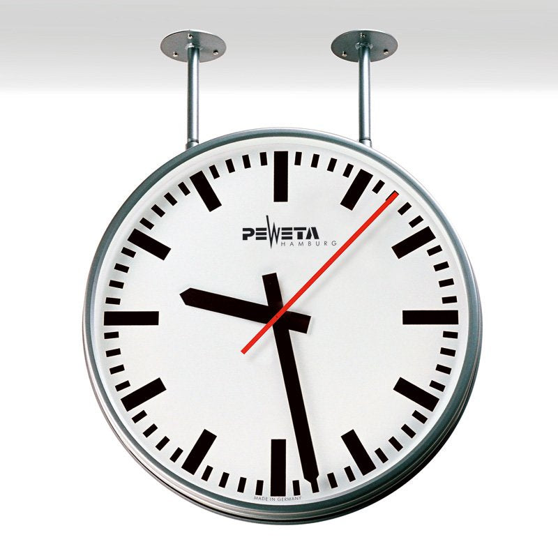 Peweta - Uhr Außenuhr als Nebenuhr 74.732.423 12/24V,Minutenimpuls