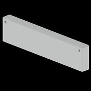 Unex - Endstück für Kabelrinne Endstück 66313 60x300 lgr − 2 Stück
