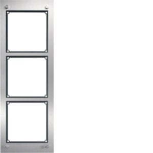 Elcom - Türstation für Türkommunikation UP-Rahmen FMU-3/1EM 3Mod.,1-reihig,Ed mt
