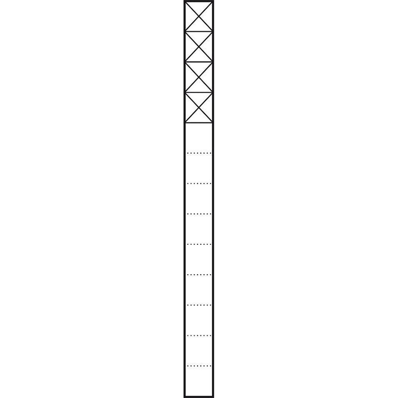 Siedle&Söhne - Kommunikations-Säule Kommunikations-Stele KSF 613-4 SM 1,3m sil/met 4Mod