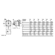 Bals Elektrotech - CEE-Anbausteckdose (IEC 60309) Anbausteckdose TN gerade 13067 63A 5p 400V 6h IP67
