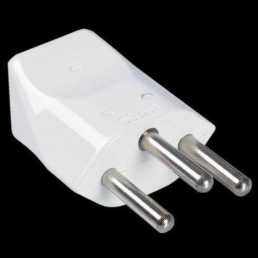 Bachmann - Schutzkontaktstecker Schutzkontakt-Stecker 910.275 ws, Schweiz