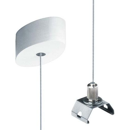 Zumtobel - Mechanisches Zubehör/Ersatzteile für Leuchten Seilabhängung RTX2 ASI1000 WH inkl. Baldachin