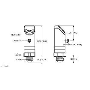Turck - Füllstand-/Niveauüberwachungsgerät Radarsensor LRS510-10 #100012731