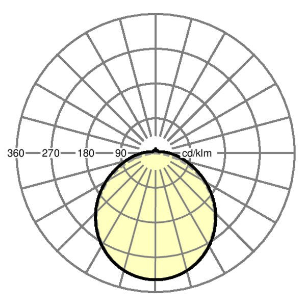 Regiolux - Decken-/Wandleuchte LED-Anbauleuchte lens pr #21662216681 4000K DALI